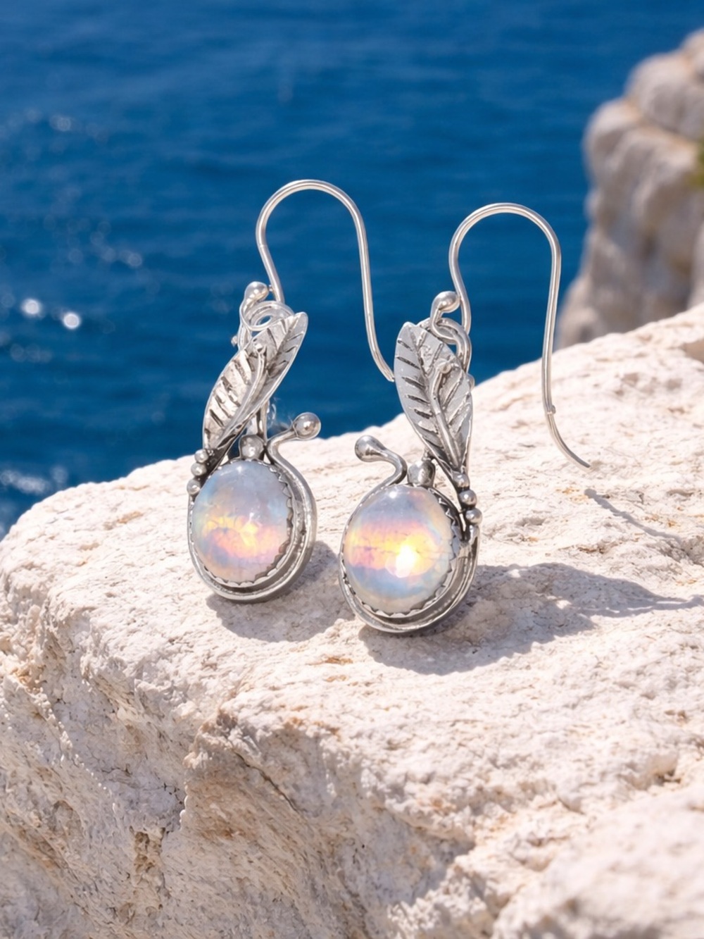 NEW! Moonstone Earrings